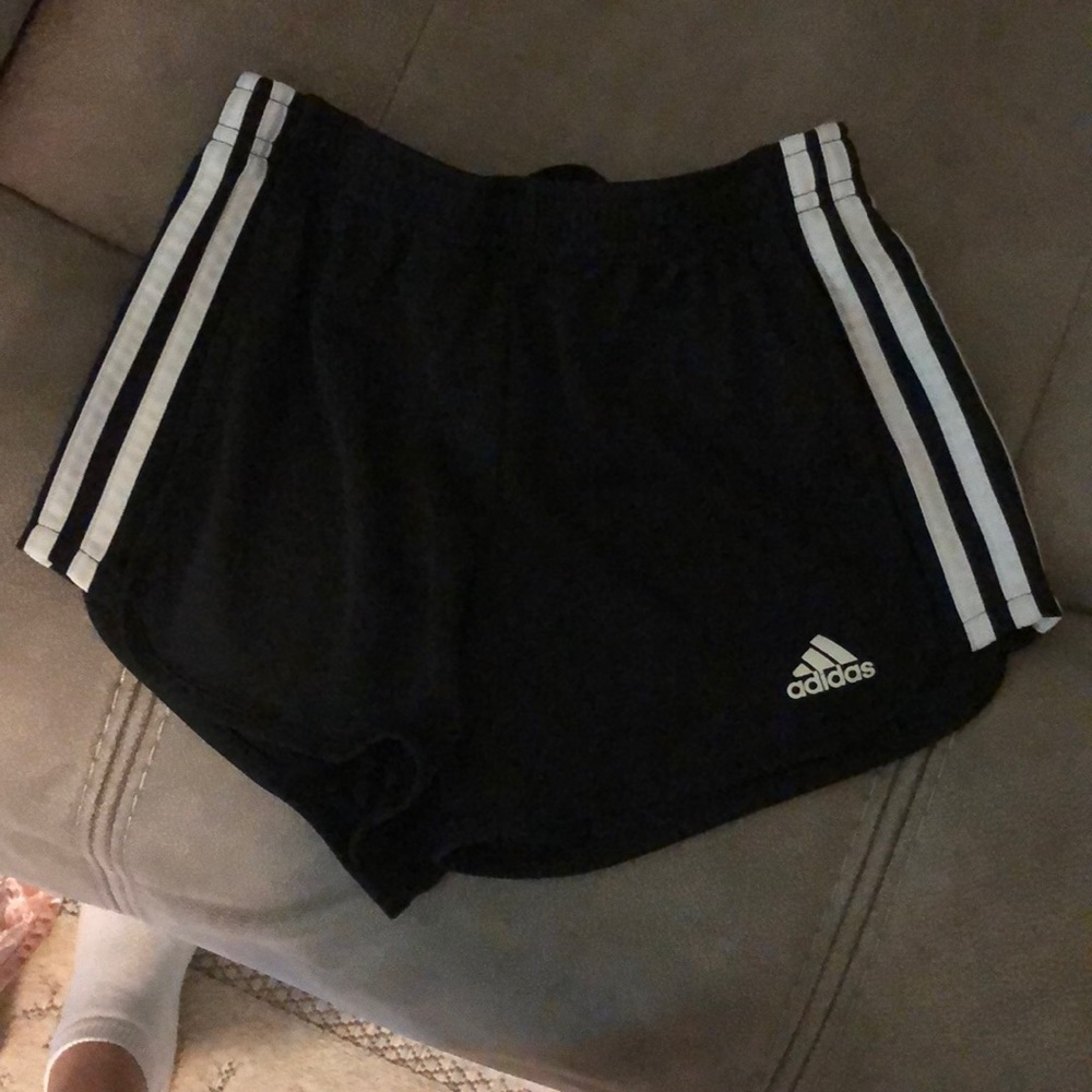 Adidas shorts size 10-12 black great condition sports shorts